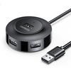 UGREEN CR106 USB2.0 Hub 4-Port HUB Docking Station for Desktop PC Laptop 4-in-1 Multi-Interface Converter Extension Cabl