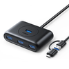 UGreen CR113 4 in 1 Type-C USB3.0 Hub Docking Station USB Adapter with USB3.0*4 for Phone Laptop Tablet Mouse USB Flash