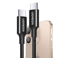 UGreen L501 3A 60W Type-C to Type-C Cable PD3.0 Fast Charging Data Transmission Tinned Copper Core Line 1M/1.5M Long for