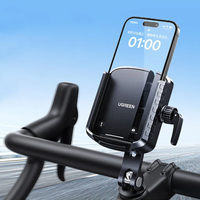 UGREEN LP934 Bicycle Phone Holder 360° Rotatable Shockproof Handlebar Stem Mount with Quick Release Button for Smartphon