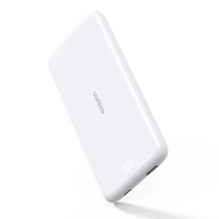 Ugreen PB200 20W 37Wh 10000mAh Power Bank LED Digital Display External Battery Power Supply with 1 Input & 2 Outputs Fas