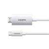 UGREEN Type-C to HD Cable 4K60Hz 2K144Hz 100W PD Thunderbolt4/5 Adapter Converter 2M Long for Gaming MacBook NS Monitor