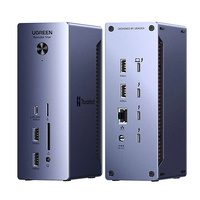 UGreen U715 13-in-1 Docking Station Three Display with Thunderbolt5 8K60Hz USB3.0 USB3.2 USB-C3.2 2.5G Ethernet TF SD4.0