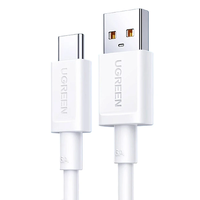 Ugreen US253 6A 100W USB2.0 to Type-C Cable Fast Charging Data Transmission Tinned Copper Core Line 1M Long for iPhone 1