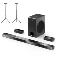 ULTIMEA Nova S80 5.1.2CH Dolby Atmos Soundbar with Stands Home Theater with Pair of Surround Speaker Stands
