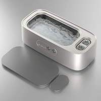 Ultrasonic Glasses Cleaning Machine Dual Compartment Jewelry Eyeglass Third Gear High Frequency Vibration Washing Machin