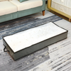 Under Bed Storage Bag Blanket Comforters Clothes Towel Pillow Underbed Zipper Organizer Container with Clear Window
