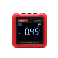 UNI-T LM320C Digital Inclinometer Magnetic Angle Meter 360° Measurement ±0.2° Accuracy LCD Display Absolute and Relative