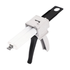 Universal 50ml AB Glue Gun 1:1/2:1 Ratio Plastic Durable Epoxy Dispenser Grey and Black for Precise Bonding