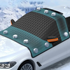 Universal Magnetic Car Snow Cover Thickened Frostproof Car Hood Half Cover Front Windshield Cover For All Seasons