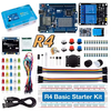 UNOR4 with WiFi Basic Start Motherboard Kit Entry Level Development Board 830 Breadboard LED Potentiometers OLED Display
