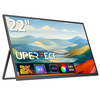 UPERFECT Large 22 inch 2K 60Hz PC Gaming Monitor 1440P QHD FreeSync Computer Display with VESA USB-C/Mini HD/Micro USB-B
