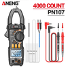 Upgrade ANENG PN107 Multifunctional Clamp Meter with AC/DC Voltage AC Current Resistance Capacitor Hz Frequency Temperat