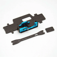 Upgraded Carbon Fiber Chassis Bottom Second Floor Plate for Wltoys 284161 284010 284131 K989 K979 K999 1/28 RC Car Vehic