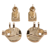 Upgraded Metal Accessories Brass Front Axle Steering Cup+Rear Axle Cup for MJX 1/12 H12Y H12Y+ RC Car Vehicle Models Spa