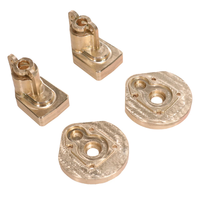 Upgraded Metal Accessories Brass Rear Axle Cup+Counterweight Block Gear Cover for MJX 1/12 H12Y H12Y+ RC Car Vehicle Mod