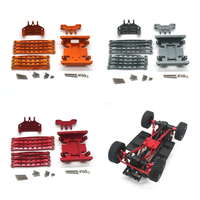 Upgraded Metal Linkage Rod Seat Gearbox Base Parts Full Set for MN128 MN86S G500 1/12 RC Car Vehicles Models Spare Acces