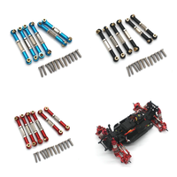 Upgraded Metal Parts Adjustable Tie Rod for Gladiator 1/14 ZD Racing MT16 BX12 X12S JIUSI MT14R PT14R RC Cars Vehicles M