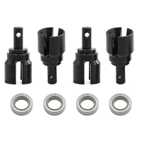 Upgraded Metal Parts Alloy Steel Differential Adapter+Bearing Set for MJX 16207 16209 16210 H6V3 M162 M163 RC Car Vehicl