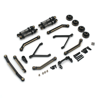 Upgraded Metal Parts Set for FMS FCX24 Unimog Lemur Power Wagon Smasher Chevrolet K5 1/24 RC Car Vehicles Models Accesso