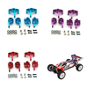 Upgraded Metal Rear Wheel Seat Steering Cup C Hub Set for Wltoys 124008 124010 144001 1/12 1/14 RC Cars Vehicles Models
