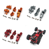 Upgraded Metal Steering Cup C Hubs Rear Wheel Seat Parts Full Set for MN128 MN86S G500 1/12 RC Car Vehicles Models Spare