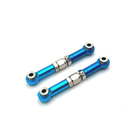 Upgraded Parts Metal Adjustable Steering Rod Set for MJX Hyper Go 16207 16208 16209 16210 H6 1/16 RC Car Vehicle Models