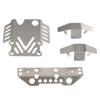 Upgrated Metal Accessories 304 Chassis Armor Kit for MJX 1/12 H12Y H12Y+ RC Car Vehicle Models Spare Parts
