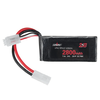URUAV 7.4V 2800mAh 25C 2S LiPo Battery Small Tamiya Plug for RC Car
