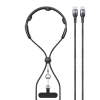 USAMS SJ759 U89 3A 100W Type-C to Type-C Cable with Massager Fast Charging Data Transmission Copper Core Line 1.4M Long