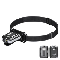 USB Charging Super Bright COB LED Headlamp Camping Waterproof Head Mounted Light Patch Headlight
