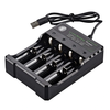 USB Intelligent Universal Rechargeable Battery Charger 18650 Flashlight Charger 4 Slots Fast Charge for 3.7V Li-ion TR I