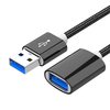 USB Male to Female Extension Cable Data Cable USB3.0 Core Wire 0.5M/1M/2M/3M Long Nickel-plated Anti-oxidation Data Cabl