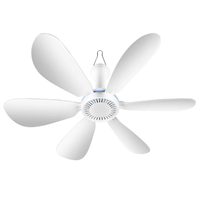 USB Mini Ceiling Fan Remote Control Adjustable Speed Low Noise Copper Motor 20W Compact Portable for Homes Dormitories M