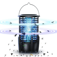 USB Rechargeable Fly Zapper Outdoor Electric Mosquito Trapper Mosquito Killing Lamp 3600mAh IPX5 Waterproof