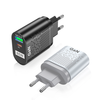 USLION 65W GaN Wall Charger 33W USB-C PD PPS / 33W USB-A QC3.0 Fast Charging For iPhone 13 13 Mini For iPad Pro 2021 For