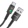 USLION 7A USB-A to USB-C Cable Fast Charging Data Transmission Copper Core Line 1M/2M Long for iPhone 15 15 Plus for Hua