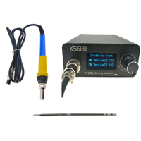 V2.1S T12 Digital Temperature Controller Soldering Station Electric Soldering Iron Tips T12-K + 907 Handle