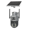 V380 4G Solar Dual-Lens Security Camera 4MP IP66 Weatherproof 12000mAh Battery Two-Way Audio PTZ Control Night Vision 4G