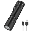 V8 800LM Strong Light EDC Portable LED Flashlight USB Rechargeable Built-in 18650 Battery Mini Torch Outdoor Emergency L