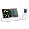 VA Color Screen Indoor And Outdoor Wireless Thermometer And Hygrometer Large Screen Perpetual Calendar Weather Forecast