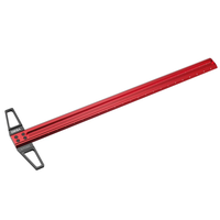VEIKO TS Imperial 12 to 30 Inch Aluminum Alloy Precision Woodworking Scriber Positioning Marking T Ruler 1/16 Inch Per H