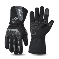 VEMAR VE-01 Winter Motorcycle Gloves Waterproof Thermal Anti-Fall Touchscreen Grip Adjustable Cuff Reflective Design for