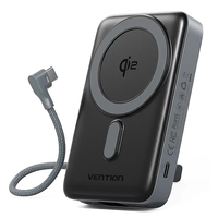 Vention FKH 35W 38.5Wh 10000mAh Magnetic Wireless Power Bank Come with Type-C Cable External Battery Power Supply with 2