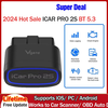 Vgate iCar Pro 2S ELM327 OBD-II Adapter Fast bluetooth V5.3 for Android/IOS/PC OBD2 Scanner Upgraded Version V2.3 Car Di