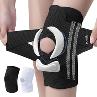 VILICO 1pcs Sports Kneepad Sports Kneepad Pressurized Elastic Knee Pads Knee Support Joints Protector Fitness Gear Injur