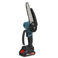 VIOLEWORKS 88VF 4" 6" Brushless Electric Chain Saw Cordless Pruning Chainsaw Wood Cutter For Makita Battery