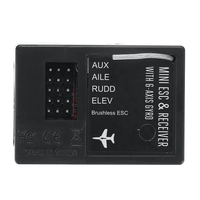Volantex RC EAR403 PR2202 5CH Receiver with Gyro for RC Airplane 765-1/Super Cup 765-2/Mustang 768-1/767-2 Ranger 750