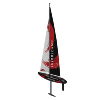 Volantexrc 791-2 Hurricane 2.4G 990mm Sailboat Speed RC Vehicles Model Toys With Servo Transmitter