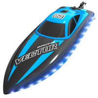 Volantexrc 79506 VECTOR28 2.4G 2CH RTR RC Boat Waterproof 25km/h High Speed with LED Light Water Cooling System Remote C
